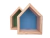 Kit 2 Nichos Casinha Pinus