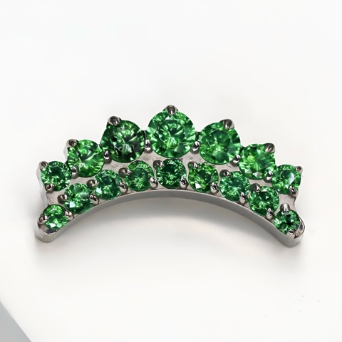 LABRET TITÂNIO AKOLA CLUSTER ZIRCÔNIAS