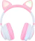 Vorago Audífonos con Micrófono RGB HPB-300-K, Bluetooth/3.5m, Inalámbrico, Rosa/Blanco en internet
