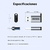 Ugreen Adaptador USB C Hembra - USB A 3.0 Macho, Gris - comprar en línea