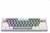 Teclado Gamer Inalambrico Mecanico 60% REDRAGON FIZZ PRO K616 / Redragon Switch / RGB / Blanco con Gris / Español - Tecnófilos