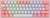 Teclado Gamer Inalambrico Mecanico 60% REDRAGON FIZZ PRO K616 / Redragon Switch / RGB / Blanco con Rosa / Español