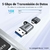 Ugreen Adaptador USB C Hembra - USB A 3.0 Macho, Gris - Tecnófilos