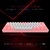Teclado Gamer Inalambrico Mecanico 60% REDRAGON FIZZ PRO K616 / Redragon Switch / RGB / Blanco con Rosa / Español - tienda en línea