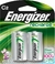 Energizer Pila Recargable C NH35BP-2, 1.2V, 2 Piezas