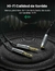 Imagen de Ugreen AUX splitter cable 3.5 mm mini jack (hembra) - 2x 3.5 mm mini jack (macho - micrófono y audífonos) plata (AV193 50255)