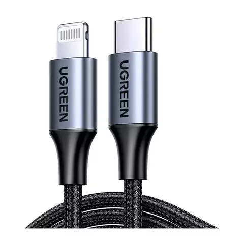 Cable USB UGREEN 60761, USB Tipo C a Lightning (M-M), 2m, Color Gris - comprar en línea