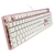 Teclado Gamer Game Factor KBG400-PK, Teclado Mecánico, Switch KRED Red, Alámbrico, Rosa, (Español) - Tecnófilos