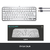 Teclado Logitech MX Keys Mini, Inalámbrico, RF Wireless/Bluetooth, Blanco (Español) - Tecnófilos