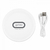 Manhattan Cargador Inalámbrico 406024, 15W, 1x USB-C, Blanco en internet