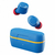 Skullcandy Audífonos Intrauriculares con Micrófono Jib, Inalámbrico, Bluetooth, Micro USB, Azul/Amarillo