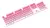 Keycaps para teclado Redragon A133 / Blanco con Rosa