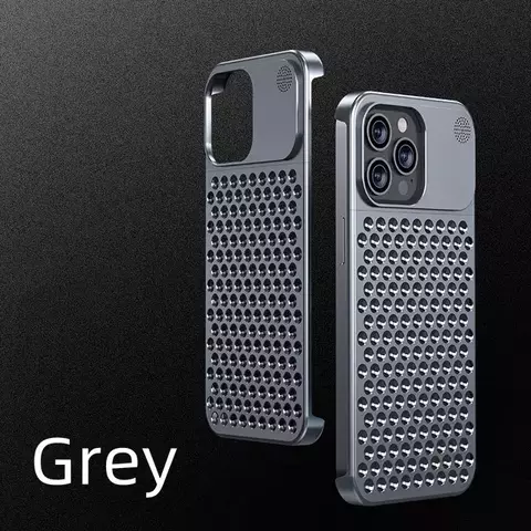 Oatsbasf funda de aluminio ENJOYABLE para iPhone 14 Pro - Black