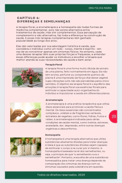 Ebook: O Poder da Terapia Floral: Uma Comparação com Aromaterapia e Homeopatia - Floral F-Core