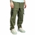 Pantalon Cargo de Gabardina Quimera Verde Militar - comprar online