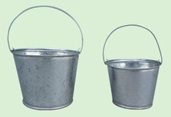 Baldecito con manija de Zinc La Zinguería