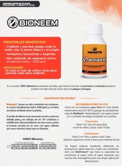 NAMASTE BIO NEEM CONTROLADOR DE PLAGAS - comprar online