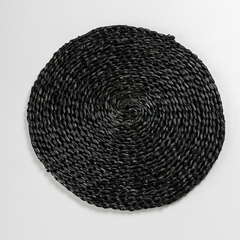 INDIVIDUAL DE SEAGRASS NEGRO 35CM