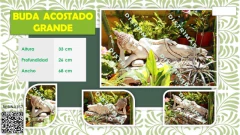 BUDA ACOSTADO GRANDE RESINA 33X68CM - comprar online