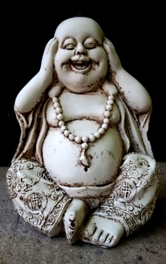 BUDA MONJE SORDO RESINA 21X12X14