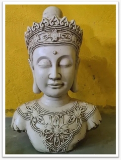 CABEZA DE BUDA PRINCIPE 42X20X30 RESINA