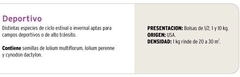 SEMILLAS DEPORTIVO GREENLAND - comprar online