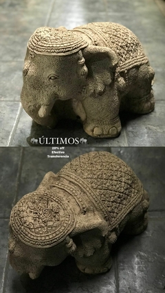 ELEFANTE HINDU CON MANTO De Resina 34x50x30 en internet