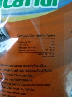 Fertilizantes Sólidos Fosfato Diamónico TERRAFERTIL - comprar online