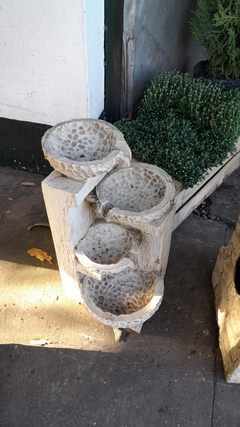 FUENTE CUENCO DE RESINA - comprar online
