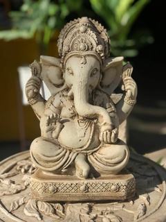 GANESHA DE LA ABUNDANCIA 28x16x23 DE RESINA
