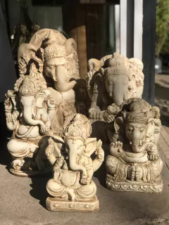 GANESHA CUADRADA CHICA RESINA 43X24X25 - comprar online