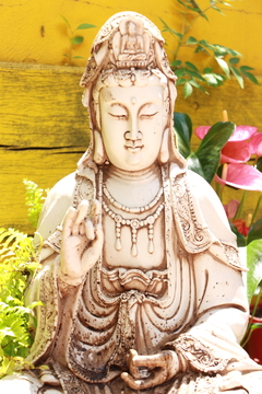BUDA KWAN YIN 65CM RESINA