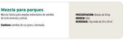 SEMILLAS MEZCLA PARA PARQUES 10 KILOS GREENLAND - comprar online