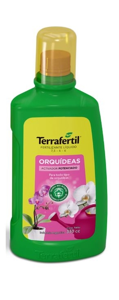 Fertilizantes líquidos Orquídeas 330CC terrafertil