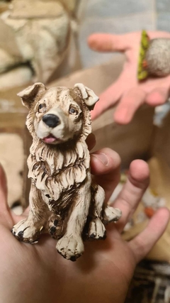 MINI ADORNO PERRO PINTADO
