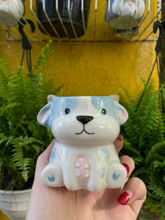 MACETA ANIMAL "PERRO HEMBRA" CERAMICA - comprar online