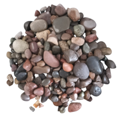 PIEDRA CANTO RODADO DE RIO MENDOZA 6 a 24 mm X 25 KG