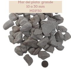 Piedra mar del plata bolsa por 25 kg - tienda online