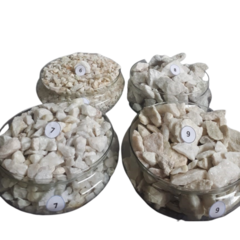 Piedra marmol blanca bolsa 25 kg - comprar online