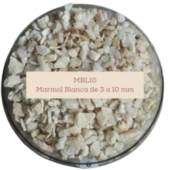 Piedra marmol blanca bolsa 25 kg en internet