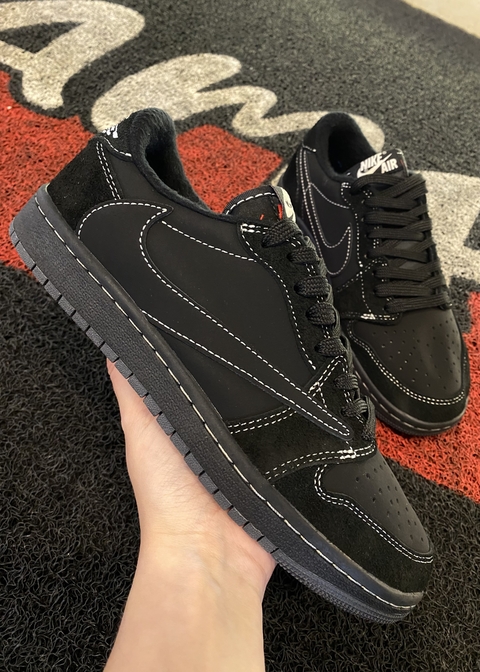 中古】NIKE AIR JORDAN 1 RETRO LOW OG Silver (no Briefcase