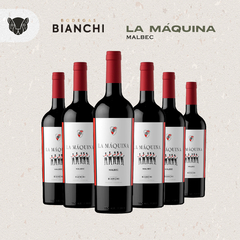 LA MÁQUINA MALBEC BODEGAS BIANCHI - CAJA X 6 BOTELLAS DE 750 CC - comprar online
