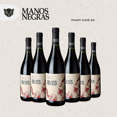 MANOS NEGRAS PINOT NOIR - CAJA X 6 BOTELLAS DE 750 CC - comprar online