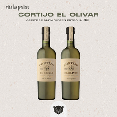 ACEITE DE OLIVA VIRGEN EXTRA CORTIJO EL OLIVAR LAS PERDICES - BOTELLA 2 X 1000 ML - comprar online