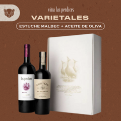 ESTUCHE LAS PERDICES VARIETALES MALBEC + ACEITE 500 ML