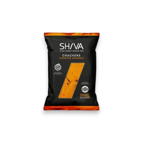 Galletitas Shiva Sin Tacc Crackers Pimenton Ahumado