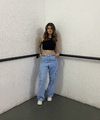 Calça Wide Leg Cargo Jeans