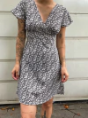Vestido Antonella Floral Preto