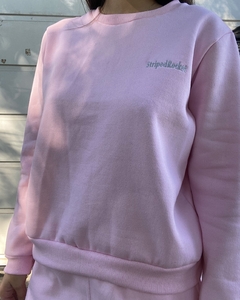 Conjunto de Moletom - Rosa - Striped Rocket