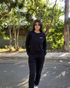 Conjunto de Moletom - preto